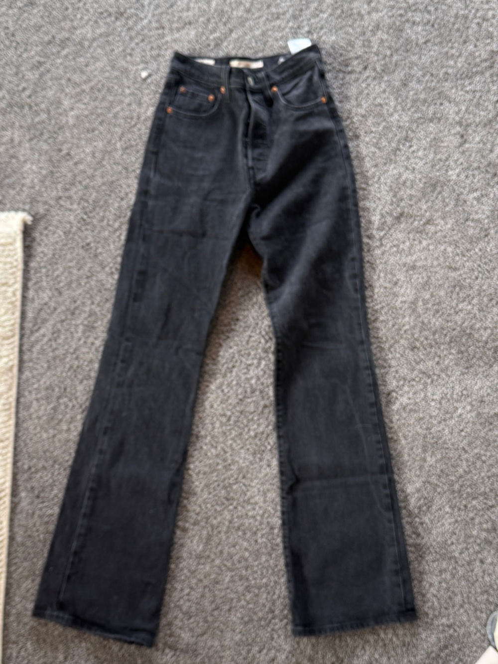 Levi’s Ribcage Black Bootcut Flare High Rise Jeans